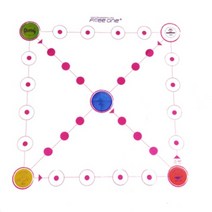 프리원 플라잉디스크 T009-1 윷놀이 말판 (천)