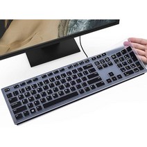 CaseBuy 델 KM636 무선 키보드 및 델 KB216 유선 키보드 및 델 옵티플렉스 5250 3050 3240 5460 7450 7050 및 델 인스피론 AIO 3475/36, Black
