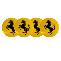 D21 휠캡 Ferrari YELLOW 56mm 4개 한세트