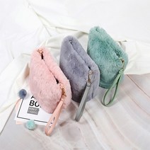 에코 퍼 털송이 미니백 파우치백백 데일리백 미니백 파우치 캐주얼가방 퍼 토트백 여성핸드백 캐주얼백 스트랩백
