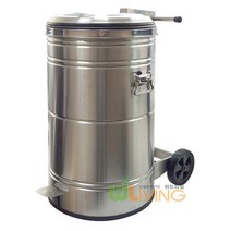 DBOMartㅣ이동식 페달형 스텐휴지통(450x720/110리터) 내통없음|_ac락be베!!a쟈, 본상품선택, 상세페이지 참조