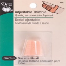 Dritz 166 Adjustable Thimble One Size Fits All, 1