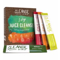 3일 주스 클렌징 물 넣고 즐기세요 1인용 파우더 패킷, 1 Day Cleanse