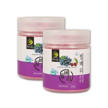 야생 블루베리 가루 빌베리 열매 분말 블루베리차 농축액 에이드 타트체리 타르트체리 X 250g 2통