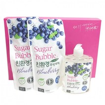 프리미엄 친환경 슈가버블 (3종) 주방세제 추석 특별 실속 알찬 선물 세트