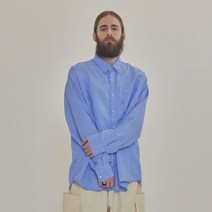 카고브로스 CB OXFORD STRIPE OVERFIT SHIRT BLUE