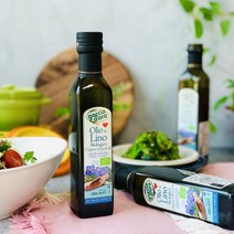 고챠도로 유기농 냉압착 아마씨유 250ml 오메가 3 6 9 오일 드레싱 샐러드