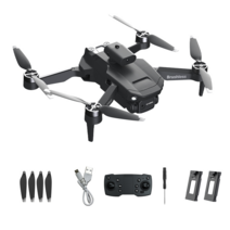 HHSSL 6K 고성능 초보자용 드론/비행시간 40분/자동 장애물 회피/고화질 듀얼 카메라/한글 설명서, 블랙 드론 + 배터리 2개