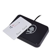 EMV Mifare NFC 비접촉식 스마트 카드 리더 칩 및 라이터 포함 4 PSAM HD8N, 한개옵션0