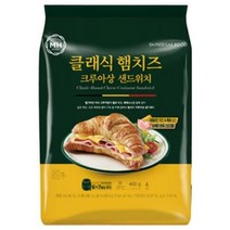 신세계 밀크앤허니 클래식 햄치즈 크루아상 샌드위치 1팩 + 24결 버터크로플 1팩(8개입) 블루베리 콩포트증정, 2개