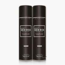 헤어리치 흑채 스프레이120g, 흑색, 2개