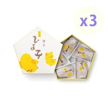 히요코 일본 명과 병아리 만쥬 만주 뿔 5개입 x 3세트