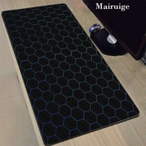 마우스 장패드연예인 게이밍 장마우스 손목 무선충전 mairuige 컴퓨터 패드 패션 그리드 게임용 패드 잠금 가장자리 대형 게이머 xxl mause 카페트 pc 책상 키보드, 400x800x2mm, 2