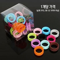 리케이 강아지 가위 실리콘링, 브라운