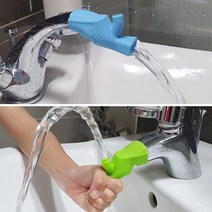 세면대 실리콘 수도꼭지 끼우개 어린이 헬퍼 컬러랜덤, 1개