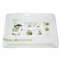 쟁반 카페 트레이 멜라민 쟁반 플레이트 받침대 31CM, 상세페이지 참조