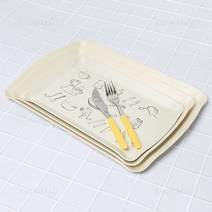멜라민 쿠킹 쟁반 3사이즈 사각 트레이, 소