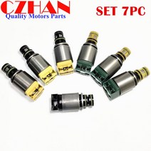 변속기 부품 ZF6HP19 6 SP RWD 재규어 현대 VW 아우디 BMW 변속기 제어 솔레노이드 밸브 세트 7pc 브랜드, 한개옵션0