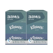실크소프트 250매X3입X2팩 곽티슈, 크리넥스 실크소프트 250매X3입X
