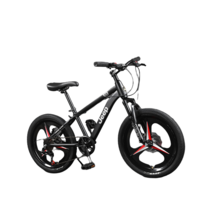 [포레버] 지프어린이 자전거 7단변속 20인치 22인치 남아 여아 일체형휠 6~15세 주니어자전거, 3사슬휠7단변속, D블랙