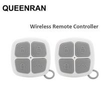 리모콘 스마트키 25pcs gs-rmc08 무선 433mhz 휴대용 원격 제어 alarma 4 버튼 gsm 홈 알람 스마트 라이프 홈 보안 보호, 2개