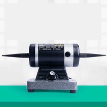 탁상형 버핑 그라인더 샌더 연마기 옥조각기 더블헤드, 그라인더+2 3인치 노란색 천 휠