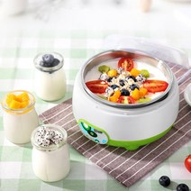 요거트 메이커 수제 유청 분리 자동 전기 요구르트 기계 용기 유리 항아리 기기 드롭 배송