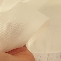 시원한 느낌 레이온 린넨원단 백아이보리 색상