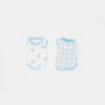 [2XS-XS] 클린 코튼 순면 아가옷 민소매 아가옷 강아지옷 애견의류 아기강아지옷, 1. 코끼리