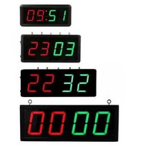 스코어 보드 디지털 테니스 베드민 축구 점수판 베드, 2.3인치 레드 4비트 (25x12cm)