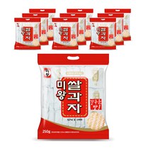 [미왕] 미왕쌀과자 250g 12봉 갓구운맛 달콤한맛, 10개