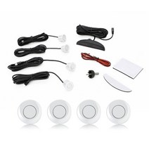 주차센서 후방감지기 차량검지기 자동차에 대 한 Parktronic LED 디스플레이 감지기 시스템 백라이트 역방, 02 WHITE
