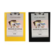 학생 휴대용 공부 필기 메모 패드 세로형 클립 보드, 하늘, 본상품선택