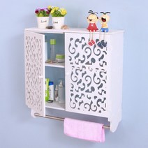 벽걸이 노리개 만들기 주방 아이디어 벽장 화장대 화장실 미니찬장, T20-새 캐비닛 D 변변치 않다-조립한