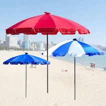 VBZ710056편의점 파라솔 비치 야외 카페 접이식 캠핑 원형, 소형파라솔-파랑