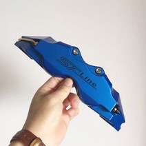 호환용 캘리퍼커버 브레이크 디스크 차량 튜닝 커버 KUNBABY ABS 플라스틱 캘리퍼 블랙 ST 라인 로고 사이즈 포드 자동차 무료 4 개 또는 2, 9.Blue - 2 pcs 사이즈 M