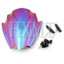윈드스크린 오토바이 거리 자전거 핸들 바 앞 야마하 FZ1 S2 BMW KTM Ducati 20012015, 05 iridium