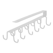 싱크 대 정리 슬라이딩 선반 랙 하부장 상부장 주방 수납 길이 조절 옷장 캐비닛 금속 아래 머그 컵 행거 욕실 주최자 걸이 홀더, b