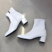 로딘스타 발편한 여성 스판 삭스 앵클 부츠 5cm 헨델