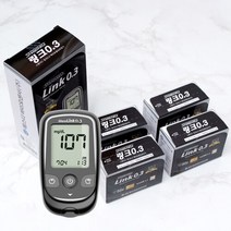 SD바이오센서 링크 0.3 혈당계+시험지200매+침210개+솜200매, 단일속성, 상세 설명 참조