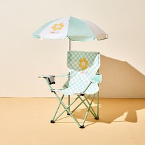 [모던하우스] 키즈피크닉 가든 폴딩우산의자 체커보드