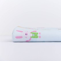 순면 옥스포드 원단 1yard 기준 토끼랑 곰이랑 시리즈, 하늘