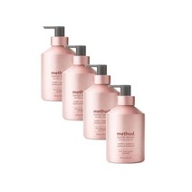 메소드 핸드워시 손세정제 젤 핸드솝 액체비누 12oz 바닐라 앤 라즈베리 354ml METHOD Gel Hand Soap Vanilla Raspberry, 4개
