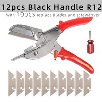 각도절단기 onnfang angLe 전단 45-135 ° 파이프 연귀 전단 와이어 pLastic 호스 멀티 가위 커터 pLumbing 주택 개선 도구 L, 세트 4