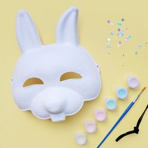 토끼가면 만들기 키트 미술놀이답례품 어린이집 생일 답례품 선물 키즈 유치원 구디백, Type A