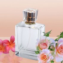 수플레이스 향수유리용기사각골드(클림프타입) 50ml