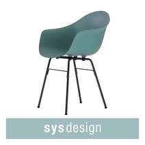 [시스디자인] TOOU(뚜) 스틸 체어, 색상:오션블루