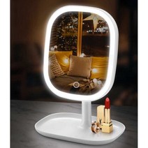 조명 거울 LED 대형 화장대 스튜디오 분장실 확대거울, 업그레이드 버전 3색 라이트(소) 파우더