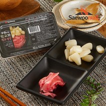 새우몰 뚜껑이있는 락교와적초생강 60g, 1개, 락교와초생강60g [단독구매불가]