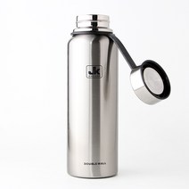실버 1.1L 스텐 보온병 대용량 락보온물병 304스텐 외출 보냉병, 상품참조